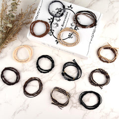 Bouiexye stacked on wrist as bracelets offering stylish convenience