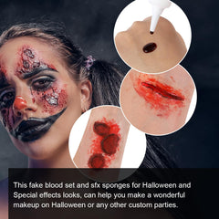 Bowitzki spray blood nozzle action creating fine splatter for authentic effects