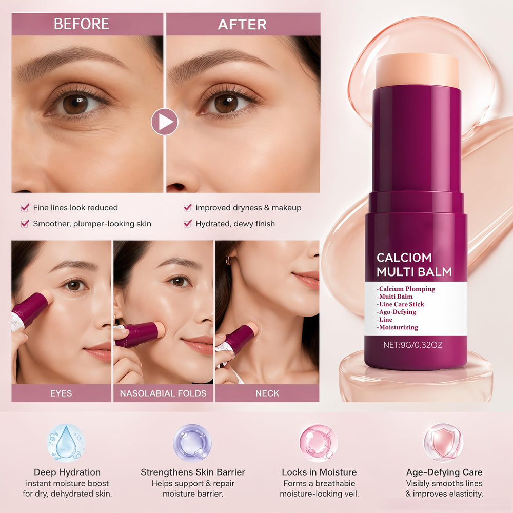 BOWOKI applying balm under eye to reduce dryness and smooth