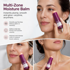 BOWOKI using balm on neck to firm and hydrate skin