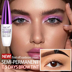 Boxveria peel process action shot revealing instant results and long-lasting stain