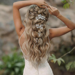 BOYIVI side view of hair pins showing slim profile and comfortable hair-friendly design