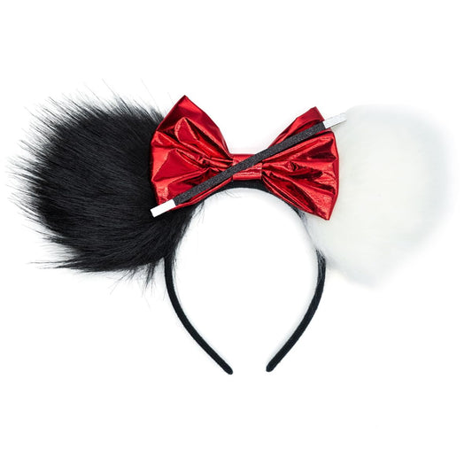 BPNHNA headband front view showing ears and bow, adds instant Halloween charm