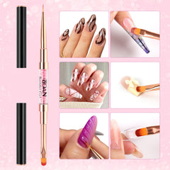 BQAN brush on a salon workstation demonstrating professional use and neat setup