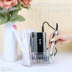 BQAN with various drill bits installed demonstrates compatible bit storage