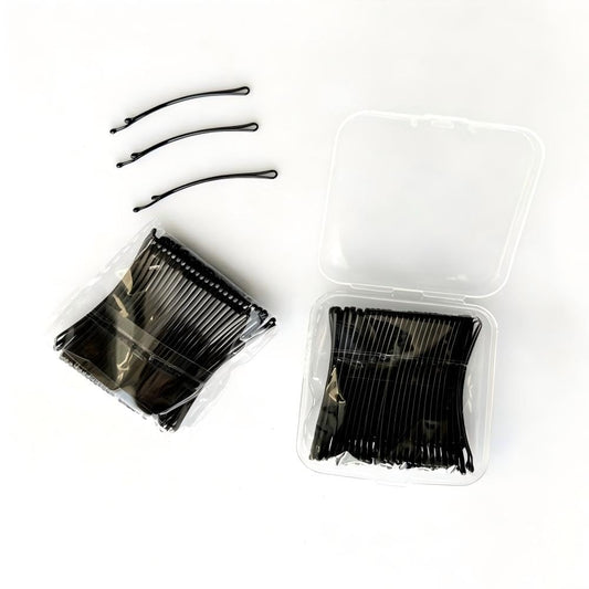 BQUFQ front packaging box showing 100 pins and compact storage benefit