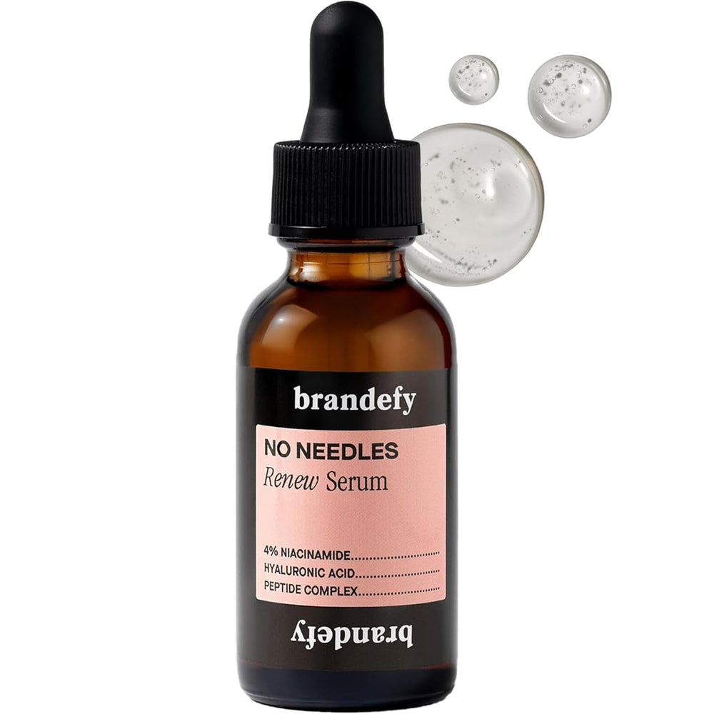 Brandefy No Needles front bottle showing clean packaging and product benefit