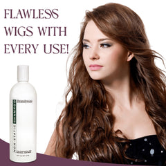 Brandywine stylist washing mannequin wig demonstrating professional results