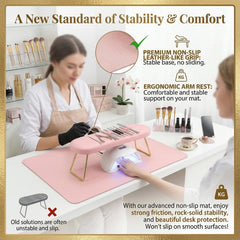 BRAVIKERLY side view showing PU leather backing and waterproof benefit