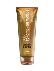Brazilian Blowout masque front packaging showing jar and label for easy identification and trust