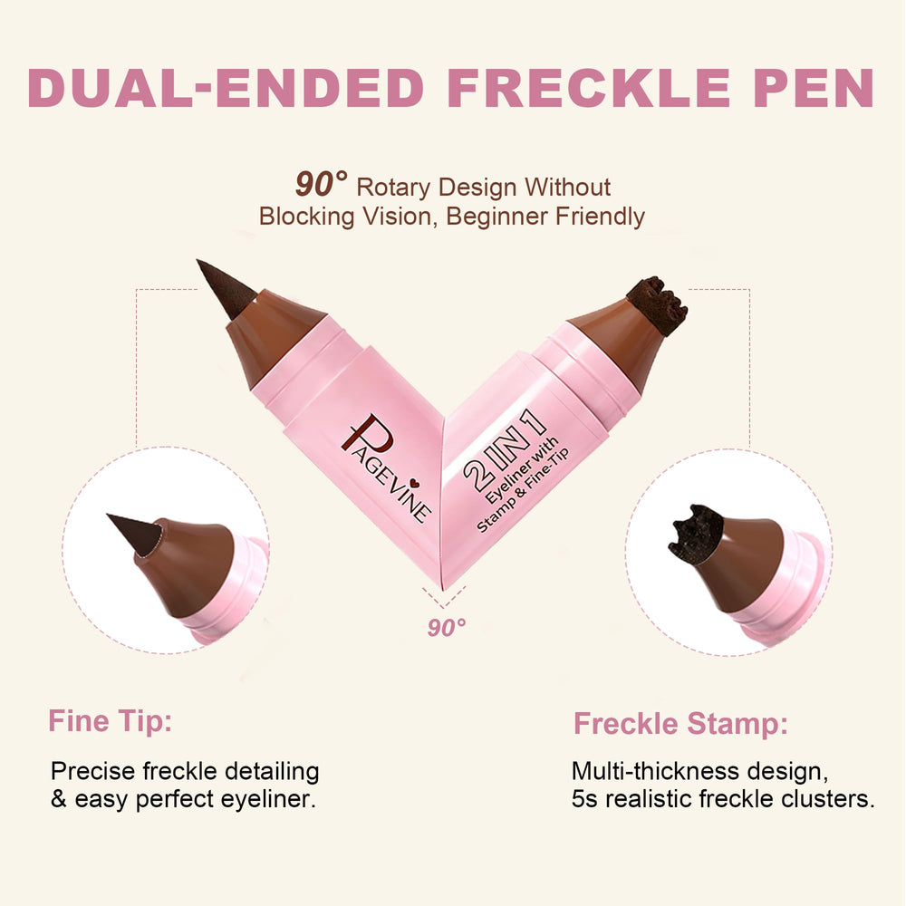 brenqe freckle pen precision tip for fine detailing and realistic dots
