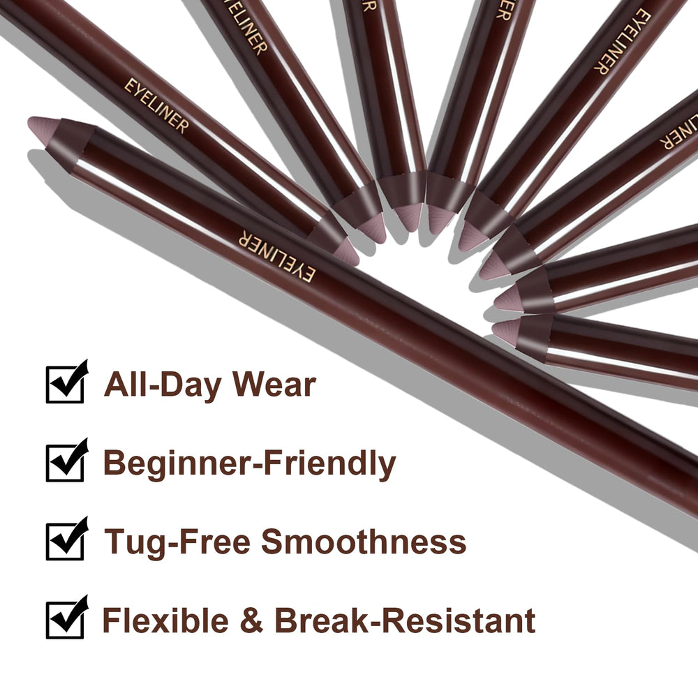 Brenqe plum pencil smudged smoky look illustrating blendable versatility