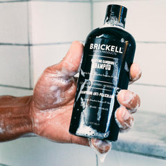 Brickell conditioner cream close-up illustrating nourishing, non-greasy texture