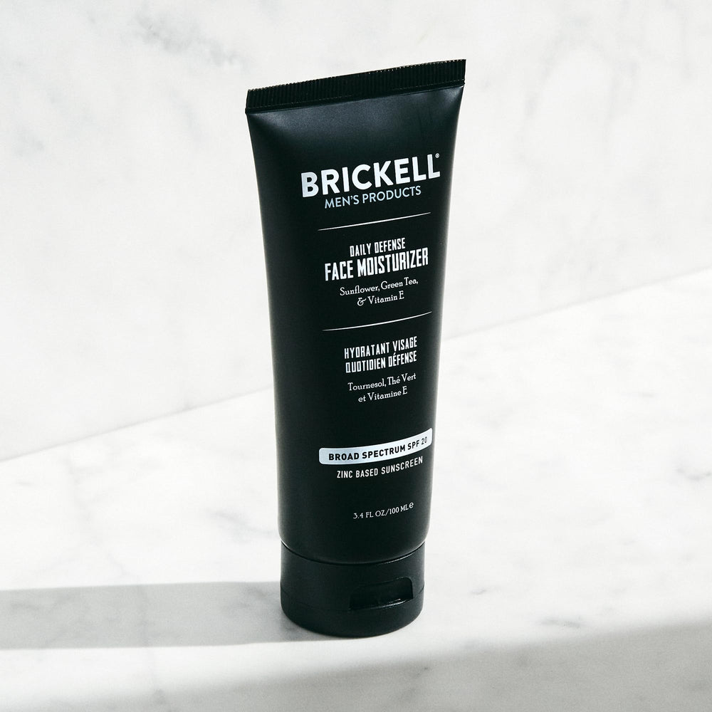 Brickell Men’s Products texture close-up demonstrating lightweight, fast-absorbing lotion