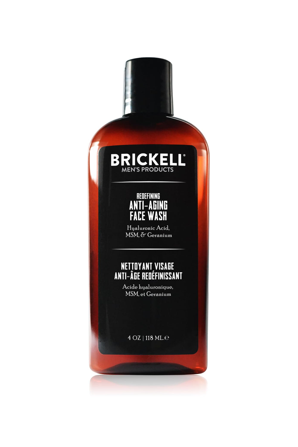 Brickell Men's Products front packaging showing clean label and benefit