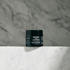 Brickell Men's Products pump dispense close-up demonstrating easy controlled application