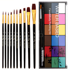 BRIMFULITE front packaging showing palette and brushes benefits easy storage