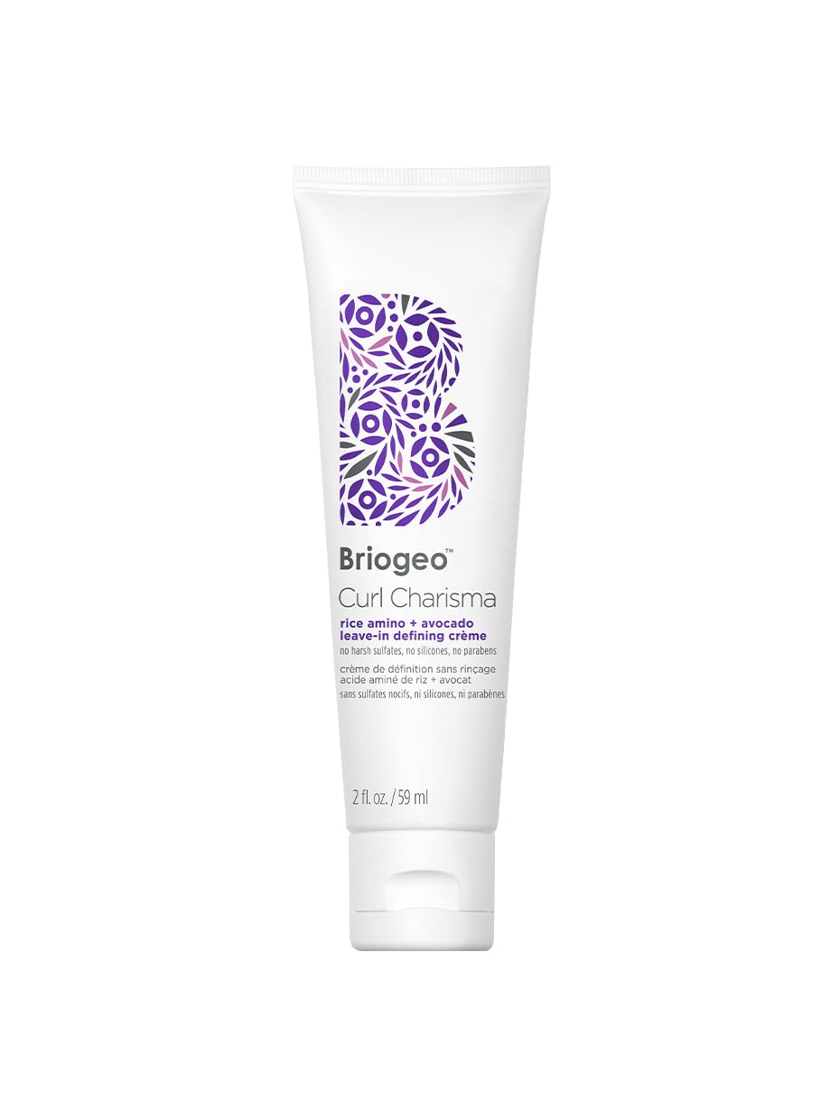 briogeo bottle front view showing product and clear branding for styling benefit