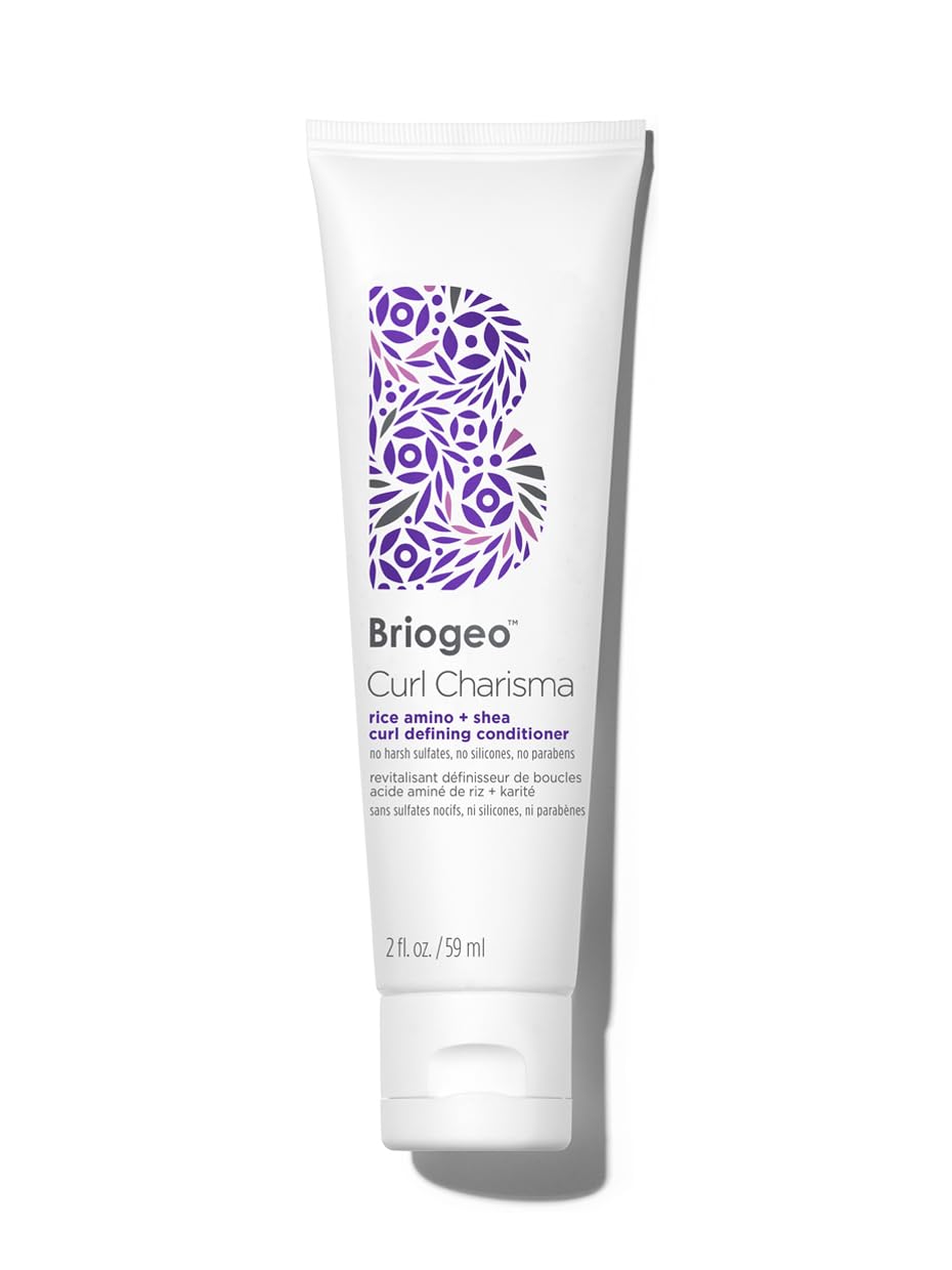 Briogeo front packaging showing product and benefits for defined curls