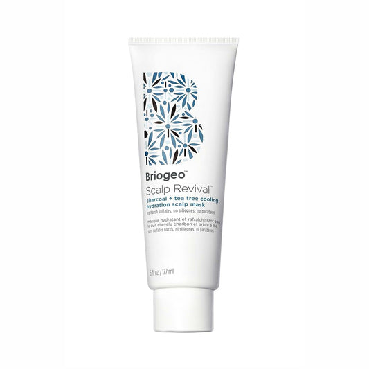 Briogeo front tub showing product and branding for easy recognition