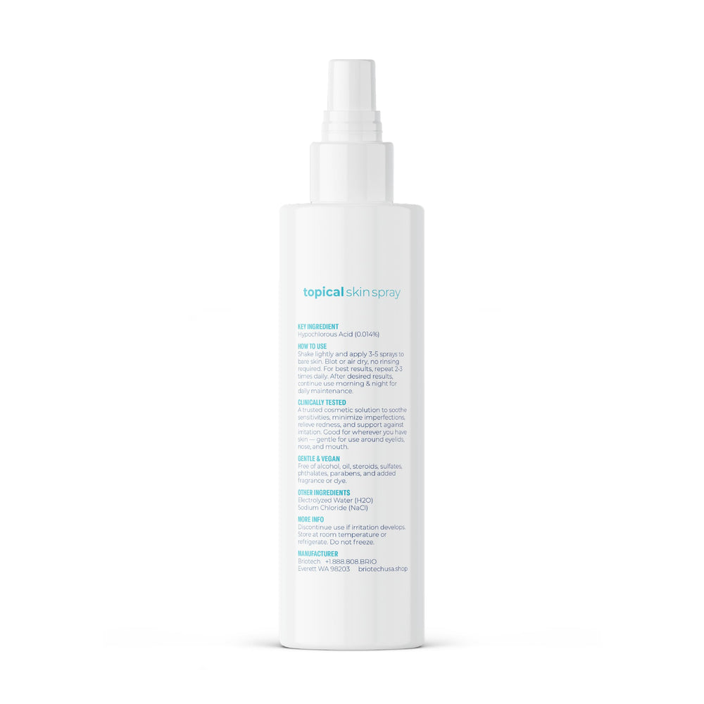 BRIOTECH included in travel kit showing TSA-friendly travel size