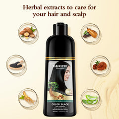 Brmnst being applied to hair demonstrating easy at-home use and even coverage