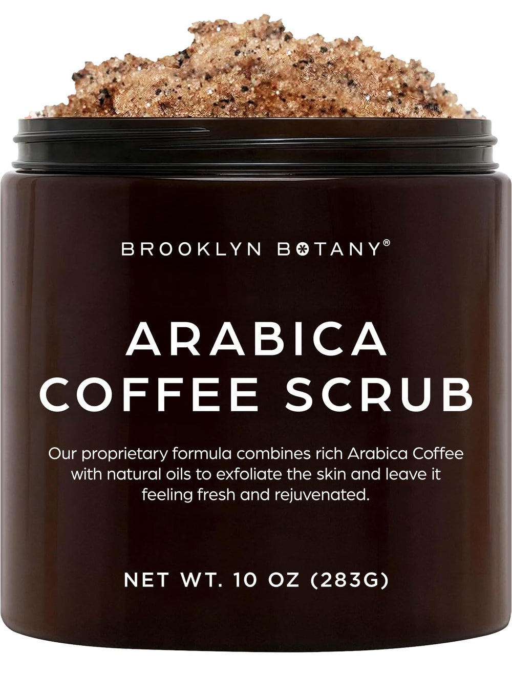 Brooklyn Botany jar front view showing label and packaging, highlights product clarity