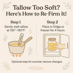 Brooksie Naturals label detail on pail highlighting grass-fed source and purity
