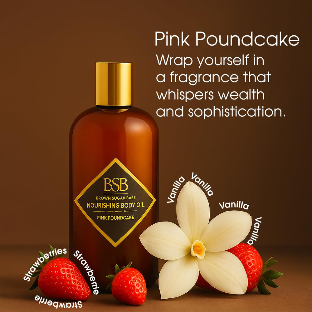 Brown Sugar Babe oil pouring texture demonstrating lightweight absorption benefit