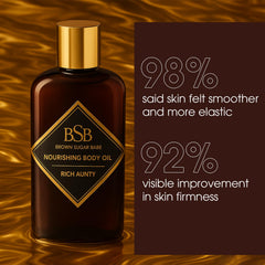 Brown Sugar Babe applied to forearm showing smooth, non-greasy finish benefit