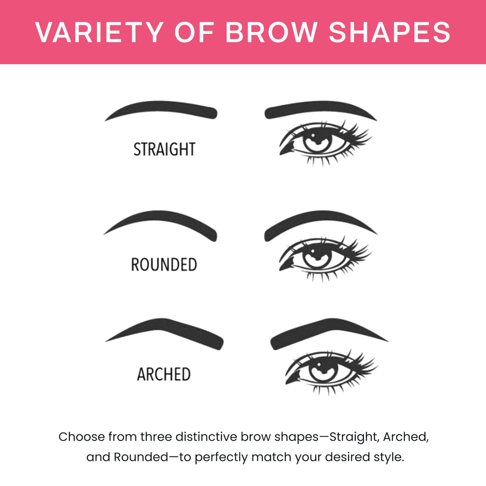 BrowPro Simone before and after brows showcasing symmetry benefit