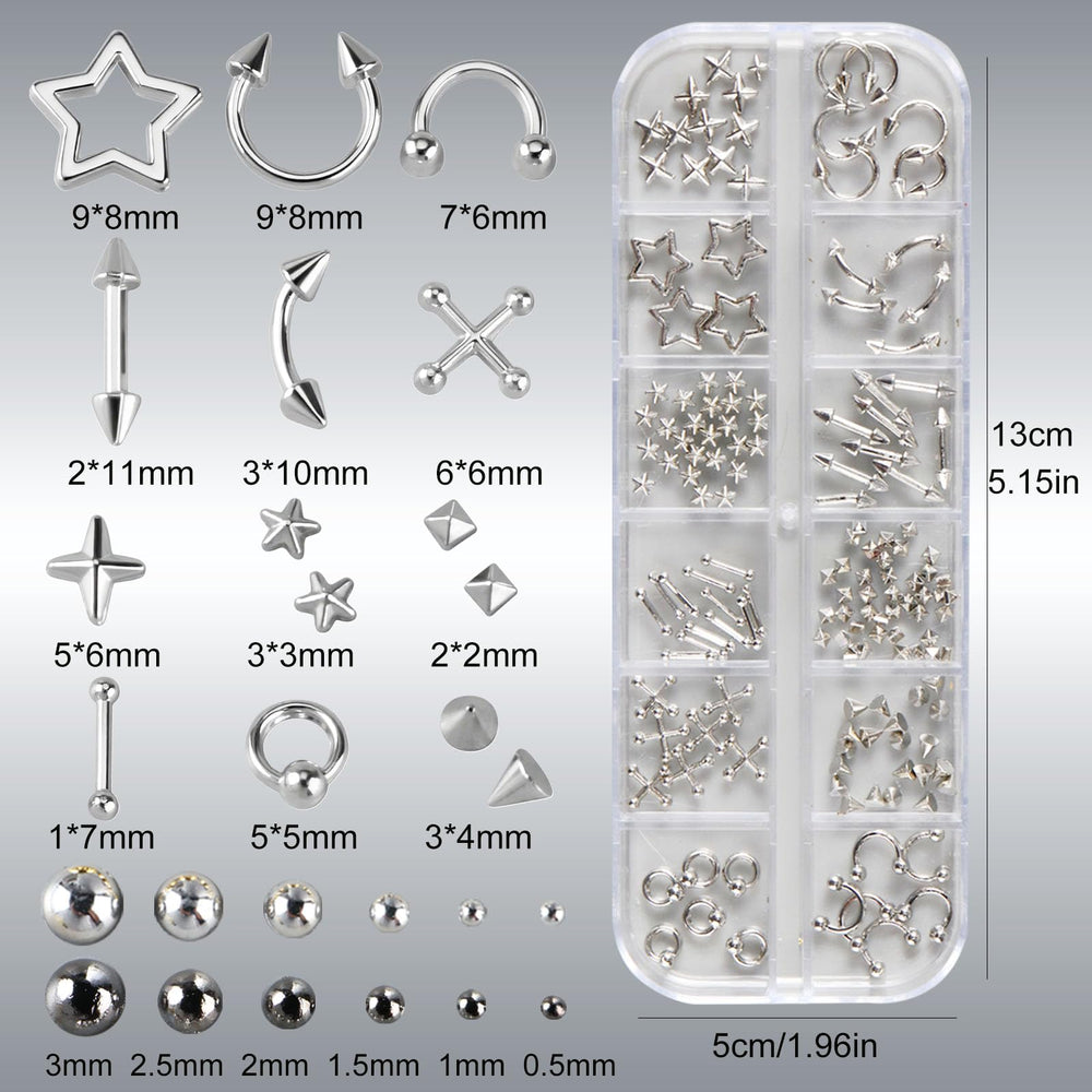 Brtavizvy compartment layout showing separated studs and beads for quick selection