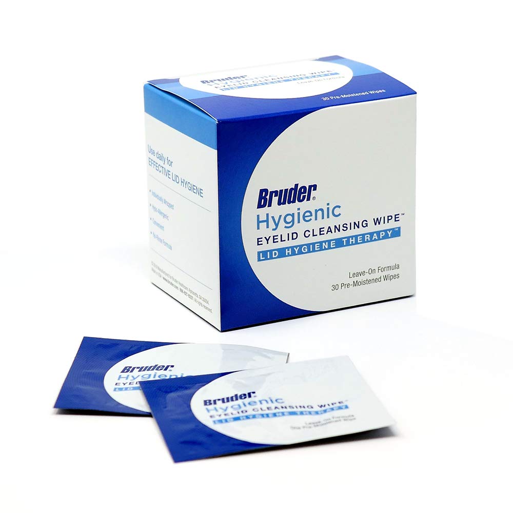 Bruder individual wipe unwrapped to show moist, ready-to-use convenience