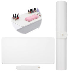 Bruislard front view white mat shows clean workspace and protection