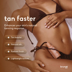 brunae body oil texture close-up highlighting lightweight, non-greasy feel