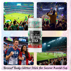 Brzeaf glitter along hair part showcasing long-lasting hold and shine
