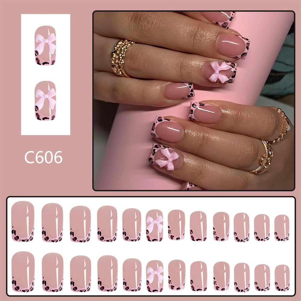 BSBTBZ pressing nail onto finger demonstrating easy at-home application