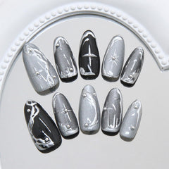 BSBTBZ black glossy glitter texture showing shine and depth benefit bold finish