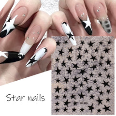 BSBTBZ close-up of holographic star decal texture highlighting reflective shine