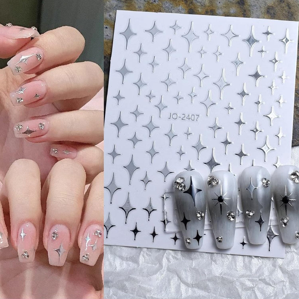 BSBTBZ size comparison of sticker sheet beside fingers to show fit and coverage