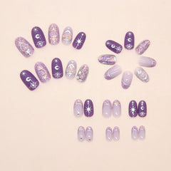 BSBTBZ side profile of short oval nail shape for comfortable everyday wear