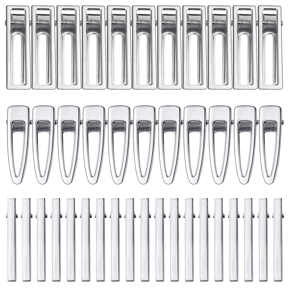 Bskifnn front packaging showing 60 silver hair clips, ideal for DIY accessory kits