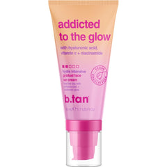 B.TAN front packaging showing travel-size lotion and clear benefit