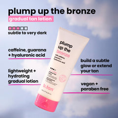 B.TAN lotion droplet texture highlighting hydrating, smooth consistency