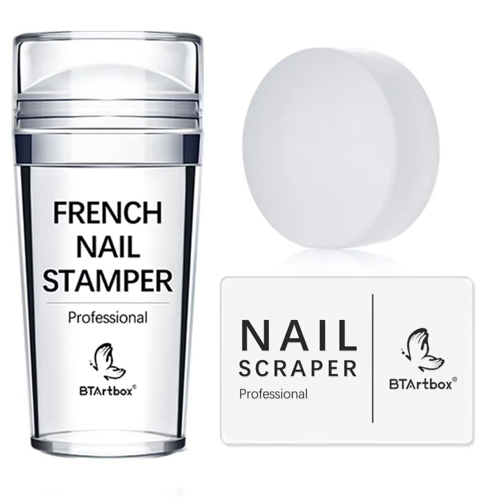 BTArtbox front view of stamper showing ergonomic handle and head benefit: easy grip