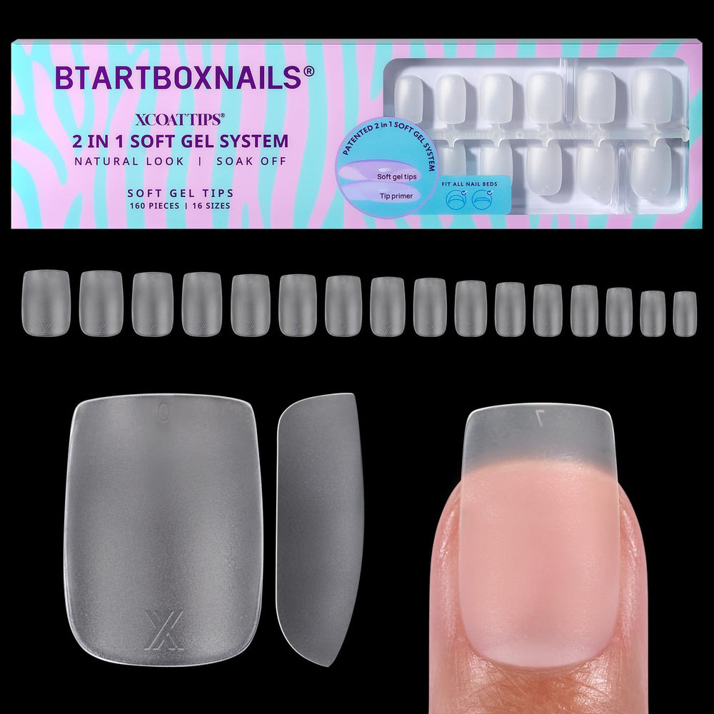 BTArtboxnails front packaging showing 160-piece value pack benefit