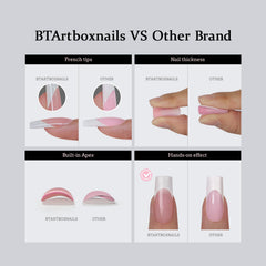 BTArtboxnails size selection comparison for perfect-fit press-on nails