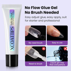BTArtboxnails gel texture close-up showing non-flowing paste for precise application