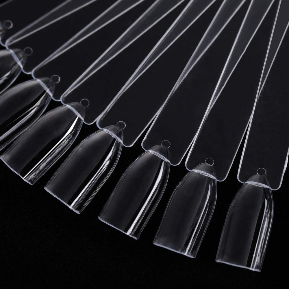 BTYMS close-up of tip surface showing smooth acrylic ideal for even polish application