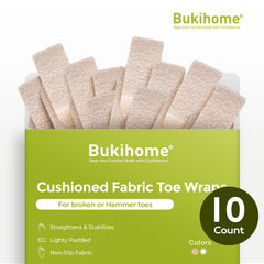 Bukihome on a person walking showing everyday use and reduced toe friction